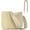 Beige, variant on Small Handmade Straw Pocketbook Crossbody Bag for Women, Summer Chic Woven Handbag Shoulder Purse with Chain