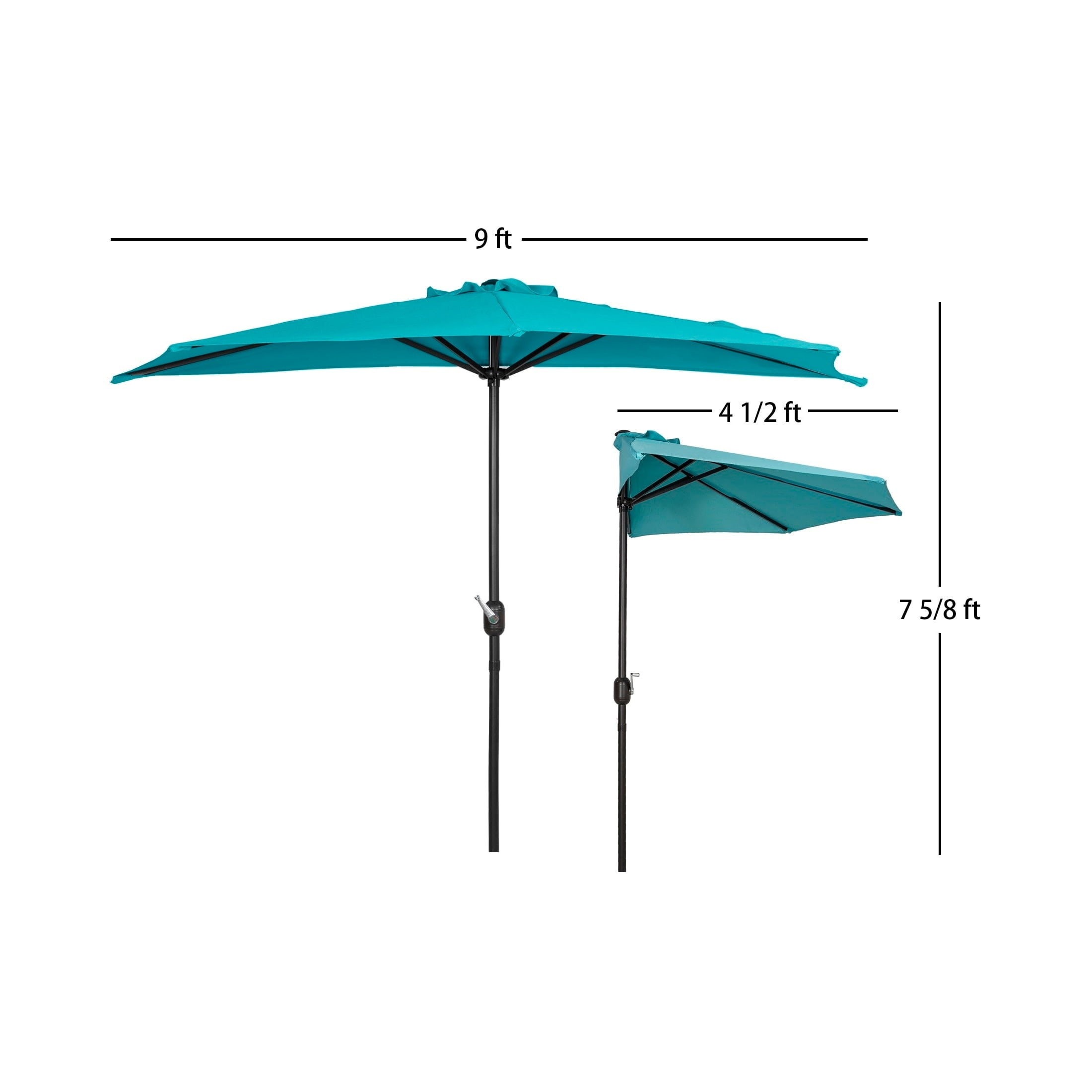 Westin Outdoor 92" Multicolor Striped Round Market Patio Umbrellas, UV Resistant