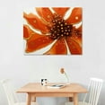 thumbnail image 3 of Nawypu Abstract Floral Burnt Orange Wall Art for Living Room, Canvas Framed Wall Art Printed Modern Wall Painting for Bedroom Kitchen Office Holiday Decor Ready to Hang Watercolor Petal Print, 3 of 5