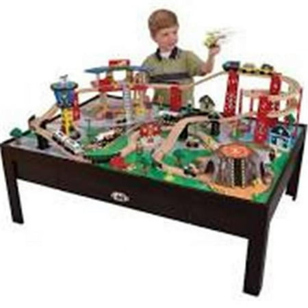 7 x 20.25 x 52 in. Airport Express Train Set & Table