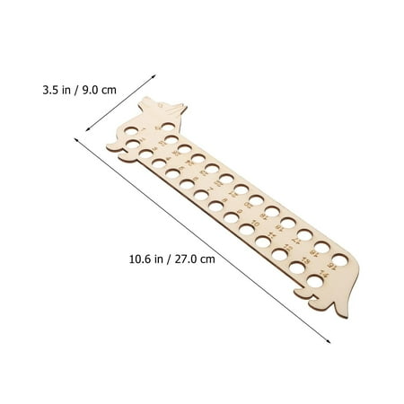 

2pcs Cartoon Animal Cross Stitch Winding Board Colored Wood Threading Board