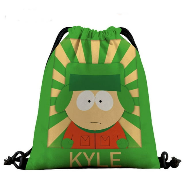 Mochila con cordón Kyle's South Park Anime 32x39 cm