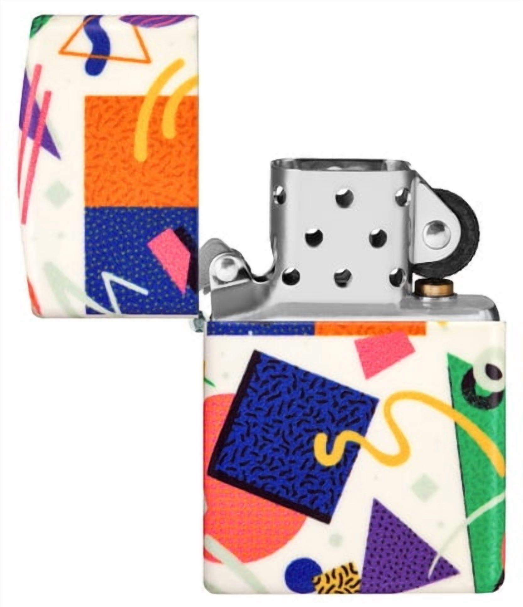 Zippo Lighter - Customized Engraved Message Windproof 80'S Pattern Design 46286