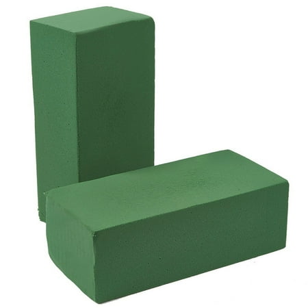 Floral Foam Block 6 Pack Wet Foam Brick Green Foam Flower Arrangement Supplies For Florist Home Craft 9 X 4 X 3 Inches Walmart Canada