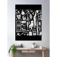 thumbnail image 2 of Black Magic Poster Wall Art, Modern Wall Decor For Living Room Bedroom, 8x12 UNFRAMED, 2 of 3