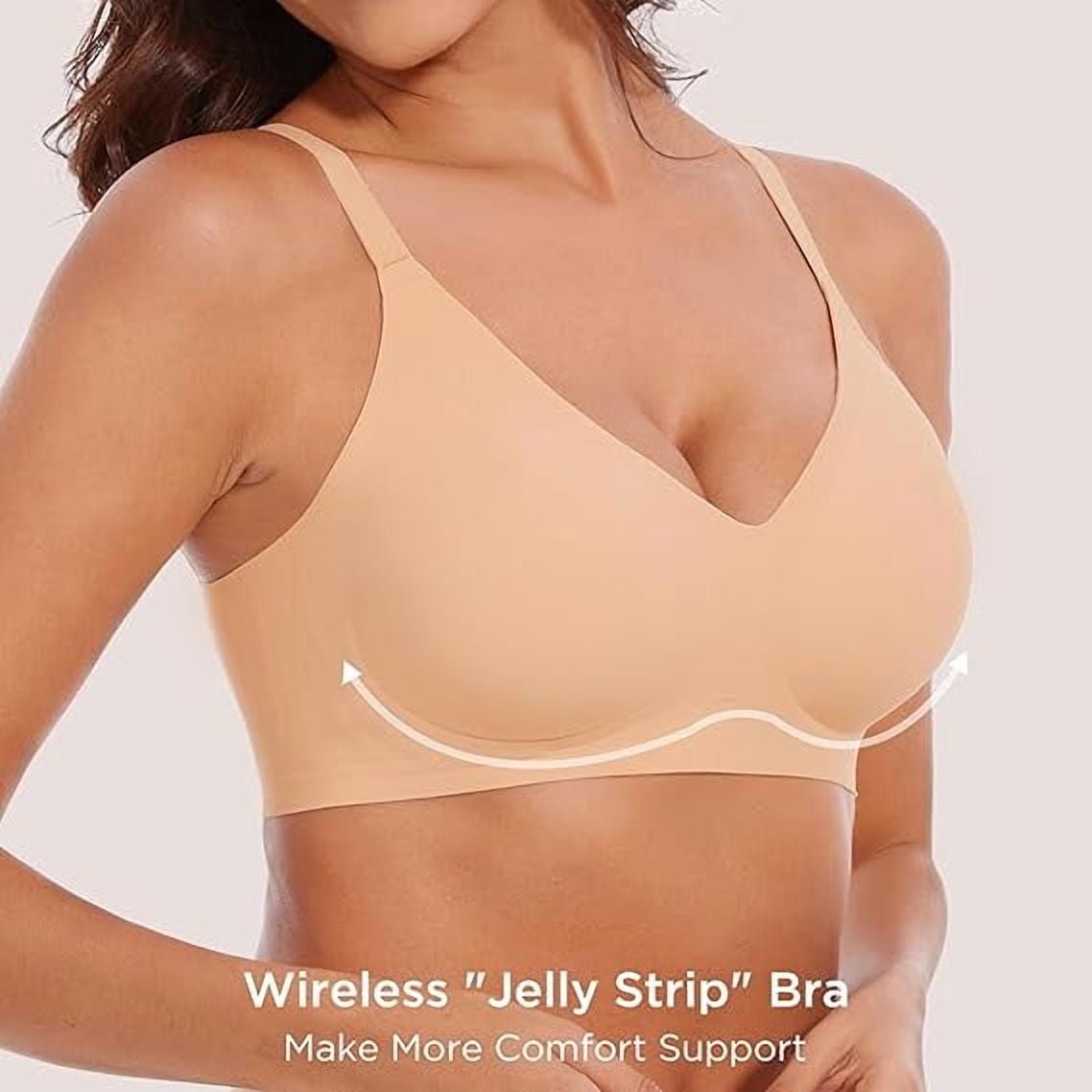 HBlife Bra for Women No Underwire Comfort Seamless Bras Push Up Wireless Bras Full Coverage Bralettes, Bra Extender