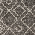thumbnail image 6 of SAFAVIEH Arizona Basil Geometric Diamonds Shag Runner Rug, Brown/Ivory, 2'3" x 12', 6 of 6