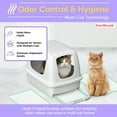 thumbnail image 2 of PetsWorld Universal Fit Multi-Cat Pad Refills for Litter Box, Fresh Scented, Ultra-Absorbent, Odor Control, Pack of 25, 2 of 6