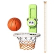 thumbnail image 2 of Aro de baloncesto shamjiam para niños Verde con pegatinas, 2 of 8