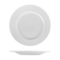 Turgla Porcelain Lizbon dia.12.5" Round White Porcelain Plate (Set of 6) (LIZ32DU00)