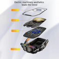 thumbnail image 4 of Nuevo soporte inteligente magnético para navegación con marco de captación de luz y sensor transparente para coche, soporte inalámbrico para teléfono móvil M9s FLYE0831, negro, 4 of 4