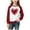Red, variant on 3-15 Years Cute Long Sleeve Casual Loose Fit T-shirts Tops for Girls Pink 7-8 Years
