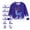 L597-Blue, variant on HCNTES Boys and Girls Long Sleeve Trousers Set Comfortable Soft Fashionable Christmas Print Children Pajamas Set,Sizes 5-6 Years