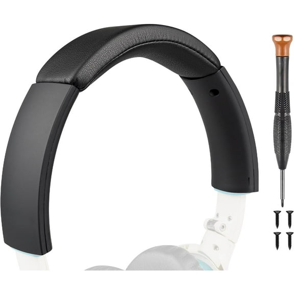 SOULWIT Replacement Headband Pad Kit for Bose SoundLink On-Ear (OE) Headphones, Headset Head Band Top Cushion Cover Repair Part, Easy DIY Installation - Black