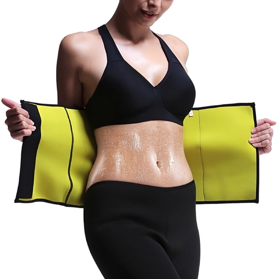 TELOLY Waist Trimmer Belt for Women Waist Trainer Sauna Belt Tummy Toner Body Shapers Belly Stomach Shape