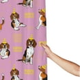 thumbnail image 3 of Shower Curtain, Beagle Dog happy birthday Waterproof Fabric Plastic Shower Curtain, Drying Fast Bathroom Curtain with 9 Buttonholes, Ruffle Shower Curtain 60x72in, 3 of 8