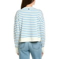 thumbnail image 2 of Sweaty Betty womens  After Class Crop Sweatshirt, m, Blue, 2 of 3