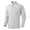 MY50-White, variant on MiYuan Mens Quarter Zip Pullover Stand-Up Collar Golf Shirts Long Sleeve Golf Running,Quarter Zip,Thermal Warm,Lightweight,Long Sleeve ,Stretchy,Pullover Sweater Top Workout Wear
