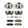 thumbnail image 2 of PowerStop Rear Stock Replacement Brake Pad and Rotor Kit with Calipers Fits: BUICK CHEVROLET GMC ISUZU OLDSMOBILE SAAB Select Models KCOE2050, 2 of 5