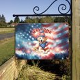 thumbnail image 3 of Golden Retriever Patriotic Welcome for 4Th of July Independence Day Horizontal Metal Aluminum Sign Goldens Dog Lover Gifts Idea Wall Art Home Decor - 00010, 3 of 5