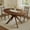 Walnut-43", variant on Kithkasa 47"W x 27"D Rectangle Dining Kitchen Table,Solid Wood Legs,4 to 6 Persons,White