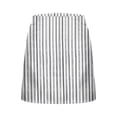 thumbnail image 6 of VBTAPA Women Cute Summer Skirt Wrinkle Free Satin Silk A-line Skirts Boho Floral Print Mini Skirt Daily Work Wear Gray L, 6 of 6