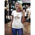 thumbnail image 2 of Cute Australian Shepherd Puppies T-Shirt Women -Image by Shutterstock, Female Medium, 2 of 4