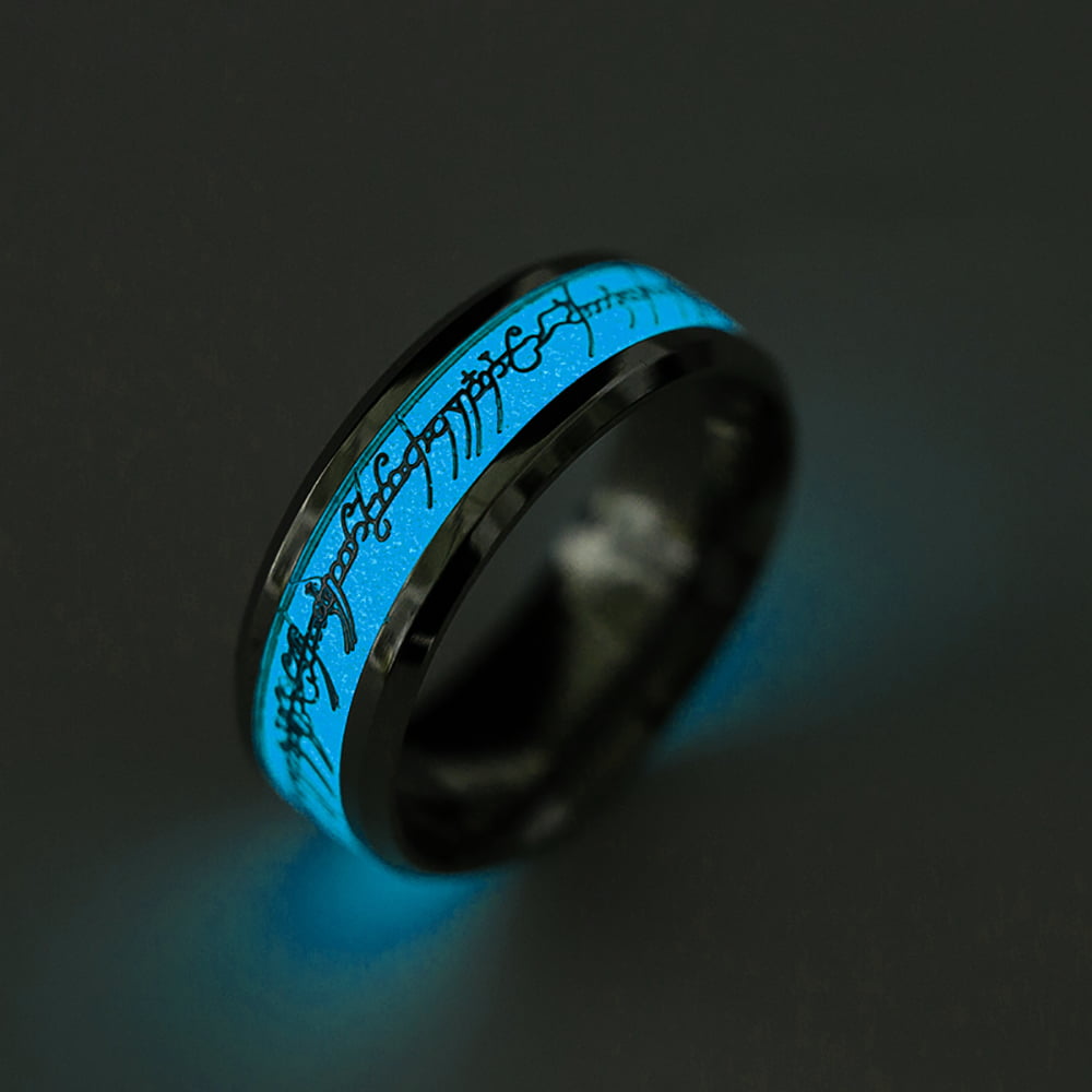 Male and Mens Wedding Ring Sets Blue One of a Kind Band