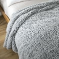 thumbnail image 6 of Mainstays, Modern Gray, Polyester Sherpa Bed Blanket, Full/Queen, 6 of 6