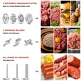 thumbnail image 2 of AMZCHEF Metal Grinder Attachment for KitchenAid Stand Mixers with Burger Press Plate & Sausage Stuffer Pack, 2 of 10