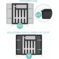 thumbnail image 5 of July Home Kitchen Drawer Organizer - Plastic Expandable Silverware Organizer & Utensil Holder and Cutlery Tray with Grooved Drawer Dividers for Flatware, 5 of 10