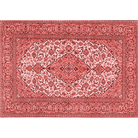 Ahgly Company Indoor Rectangle Persian Red Traditional Area Rugs, 6' x 9'