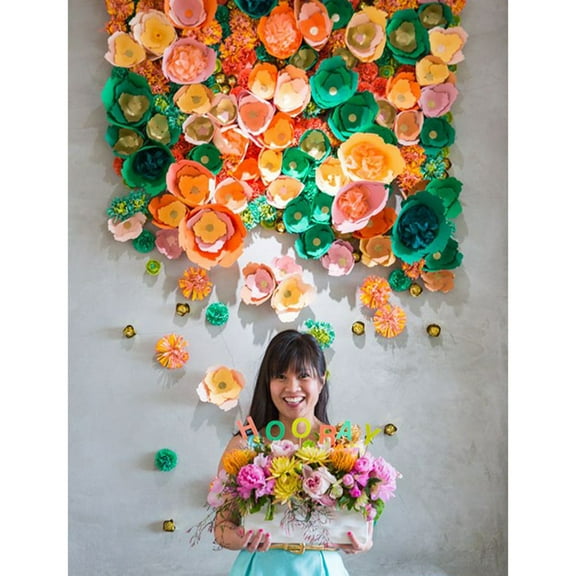 Raindrops Ecofriendly Grey Paper Flowers for Wedding Decoration Perfect Centerpieces and Table Scatters 30cm