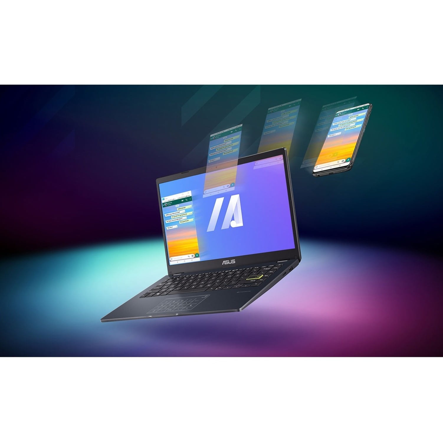 Asus L410, 14\" Full HD, Intel Celeron N4020, Intel UHD Graphics 600, 4GB RAM, 128GB Flash, Star Black, Windows 10 Home in S mode, L410MA-DB04