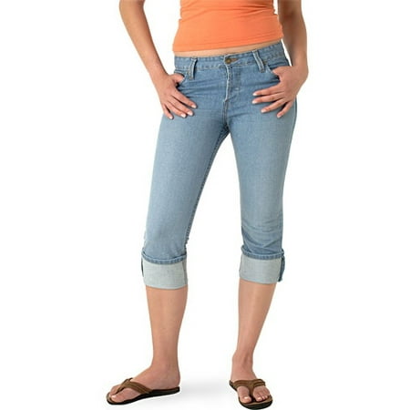 Levi Strauss Signature - Juniors Authentic Cuffed Capri