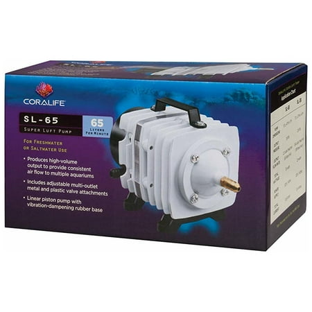 UPC: 0096316016576 | Coralife SL-65 Super Luft Air Pump White