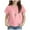 Pink, variant on Gubotare T Shirts for Girls Trendy Girls' Tees Short Sleeve T Shirt Casual Graphic Summer Crewneck Tops (Beige,Size 6-7 Years)