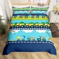 thumbnail image 4 of 2024 Kids Cartoon Duvet Cover Set Toy Car Bedding Set Polyester Multicolor Vehicles Comforter Cover Single Twin For Boys Teens, 4 of 7