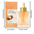 thumbnail image 4 of Sunless Tanning Drops For Face Bronzer & Glow Enhancing Natural Looking Tan Hydrating & Nourishing Formula For Sun Kissed Skin 30ml, 4 of 6