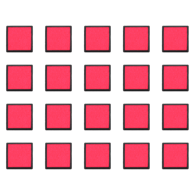 Almohadilla Tinta Cuadrada para Huellas Dactilares Manualidades Álbumes Recortes Tarjetas Sellos Papel () Rosa