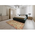 thumbnail image 4 of Ahgly Company Indoor Square Abstract Red Oriental Area Rugs, 5' Square, 4 of 6