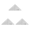 thumbnail image 2 of Toystoory Regla de tela acrílica para DIY, corte de costura, regla de edredón triangular Type1 NO1, 2 of 6