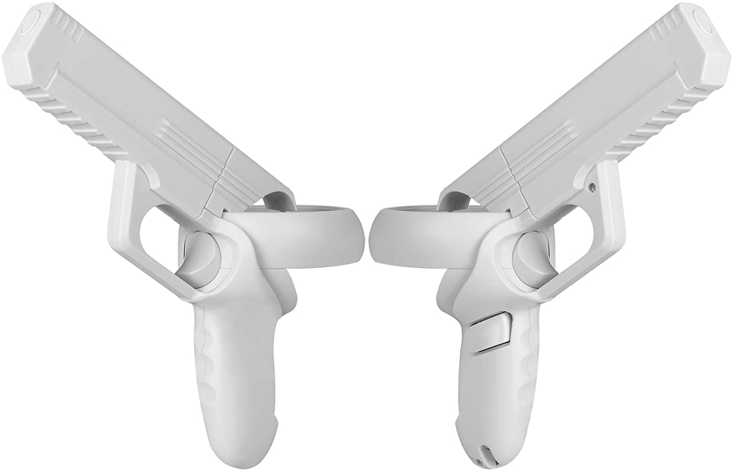 mosaik Antagelse Diskriminering af køn Pistol Grip for Oculus Quest 2 Controllers VR, Oculus 2 Gun Stock  Accessories, Enhanced Shooting Gaming Experience, Best Gunstock,Compatible  For Pistol Whip Operation (White) - Walmart.com