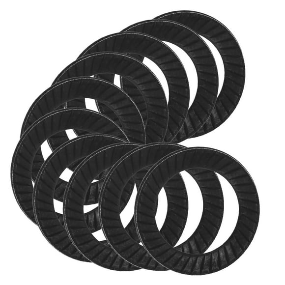 Lock Washer Ribbed Lock Washer 10pcs Steel Ribbed Lock Washer Spacers Washers Anti Skid Gaskets With Double Sided Ridges M12