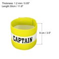 thumbnail image 2 of Uxcell Elastic Captain's Armband  Soccer Team Training Arm Band Yellow, 2 of 5