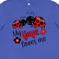 thumbnail image 4 of Inktastic My Yaya Loves Me with Cute Ladybugs Youth T-Shirt, 4 of 5