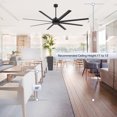thumbnail image 5 of ALKAFY 84 inch Industrial Ceiling Fan - No Light, 8 ABS Blades, 6-Speed DC Motor, Remote for Warehouse, Large Room, 5 of 10