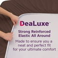 thumbnail image 3 of DeaLuxe Bedding 16” Inch California King Fitted Sheet Only - Extra Deep Pocket and Perfectly Fits 14” to 18” Inch Mattresses - Secure, Snug fit, Soft Easy Care Bottom - Brown (Chocolate), 3 of 8