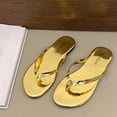 thumbnail image 2 of Shadoumai Flip Flops for Women Rubber Non- Cushion Foam Thong Sandals - Beach Bathroom Shower Indoor Outdoor Shoes, 2 of 6