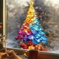 thumbnail image 6 of HomeKingdee Colorful Christmas Tree Window Decal Clings Glass Christmas Tree with Gifts Designs Window Sticker Reusable Glass Decal, 6 of 6